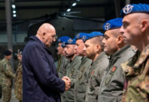 Bosnia-Erzegovina, il ministro Crosetto incontra il contingente italiano