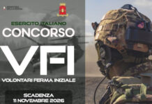 Esercito, aperto il bando per diventare volontario in ferma iniziale